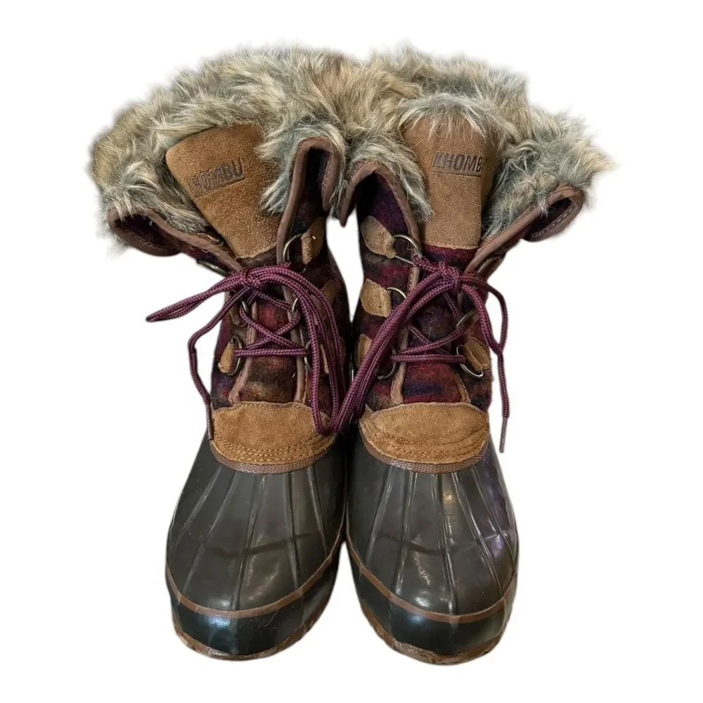 Khombu Julliard Women's Pac Sweater Boots 8
